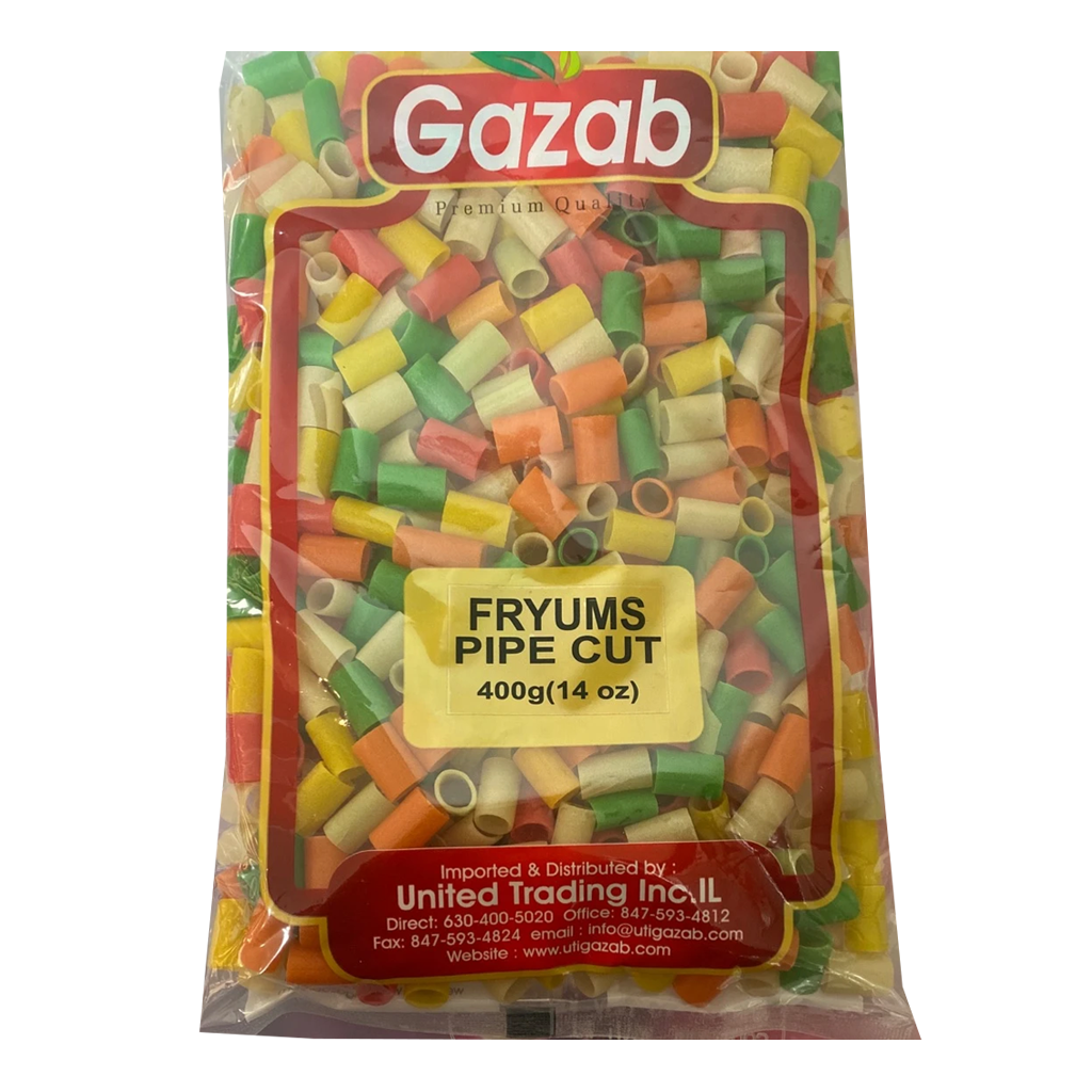 Gazab Fryums Pipe Cut 400g