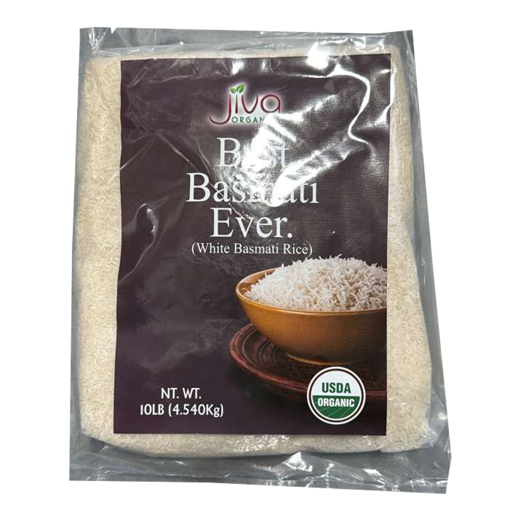 Jiva Organic Basmati Rice 10lb