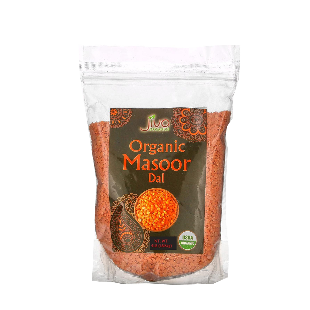Jiva Organic Masoor Dal 4lb