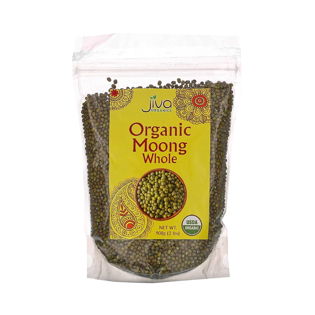 Jiva Organic Moong Whole 2lb