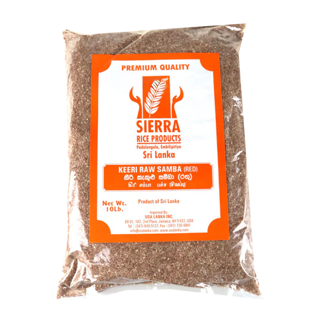 Sierra Keeri Samba Red Raw Rice 10lb