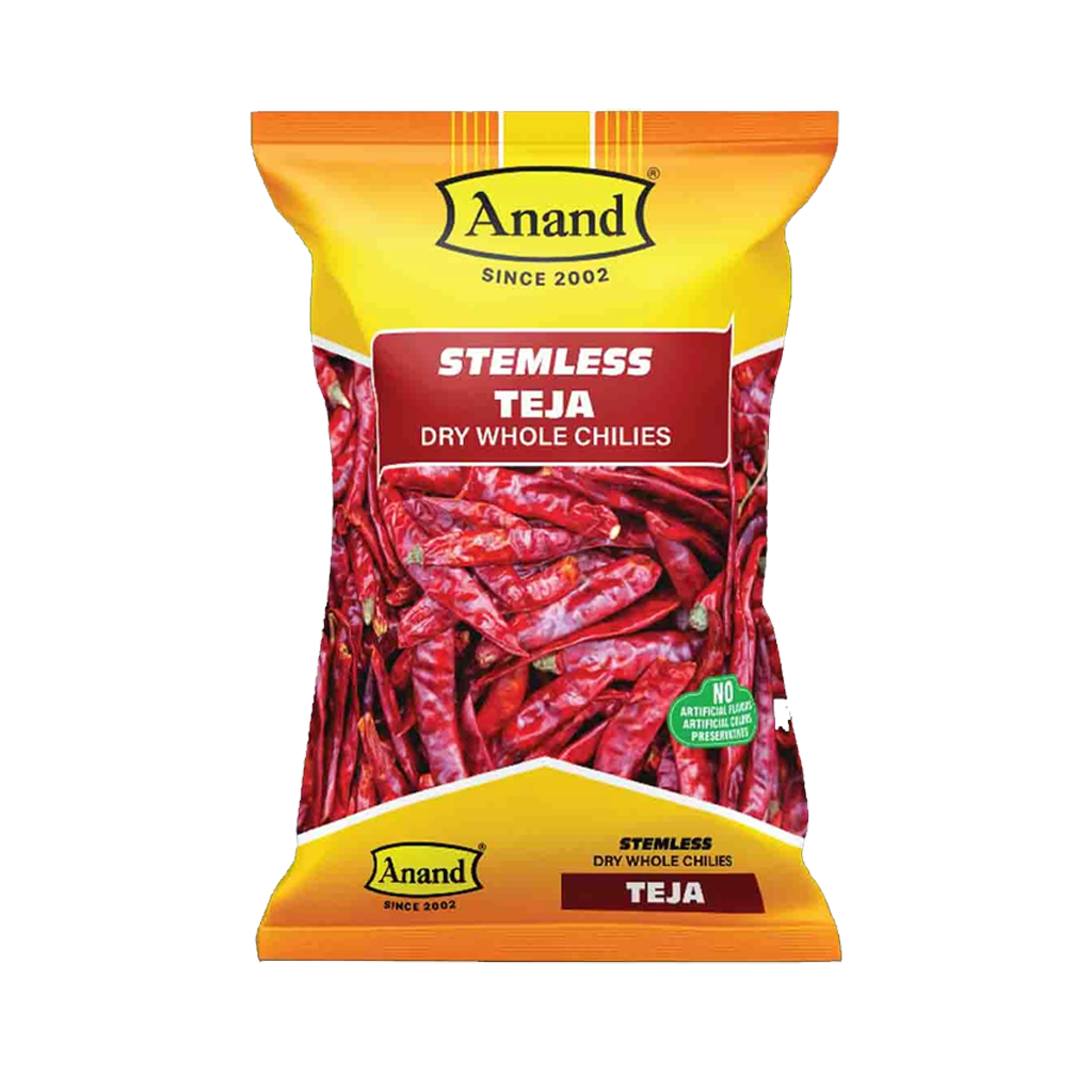 Aannd Teja chilli Stemless  100g