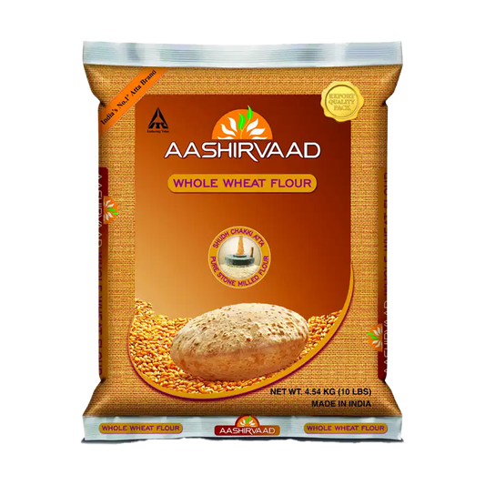 Aashirvaad Whole Wheat Atta 10lb