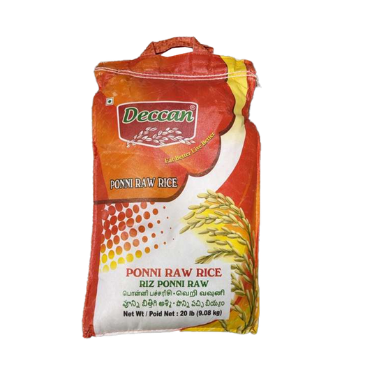 Deccan Ponni Raw Rice 20lb