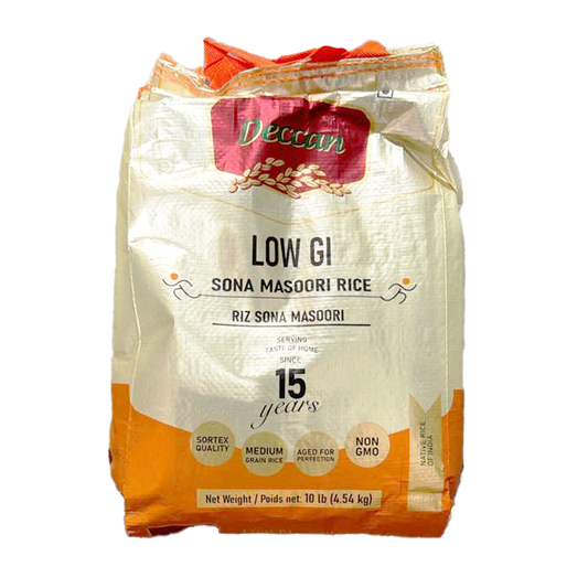Deccan Sona Masoori Low GI Rice 10lb