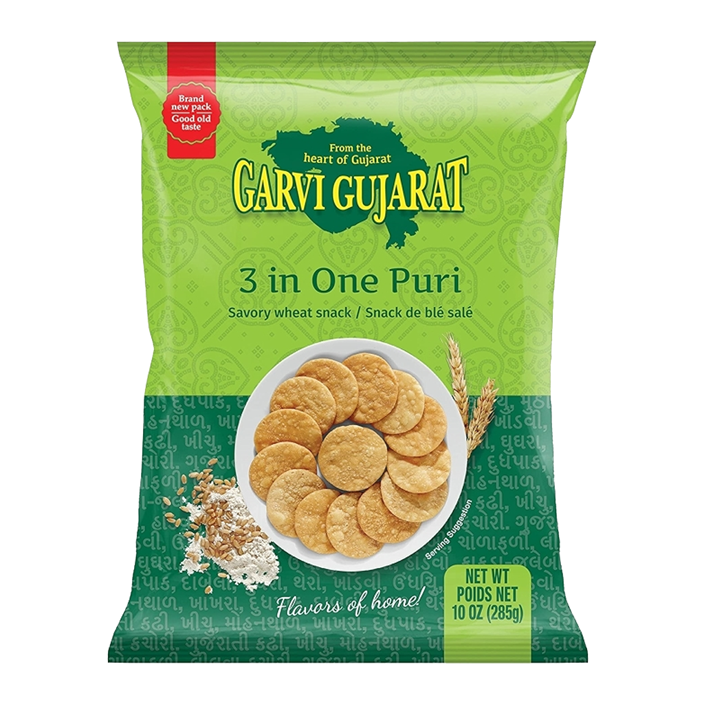 Garvi Gujarat 3 In One Puri 10 Oz