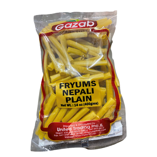 Gazab Fryums Nepali Plain 400g