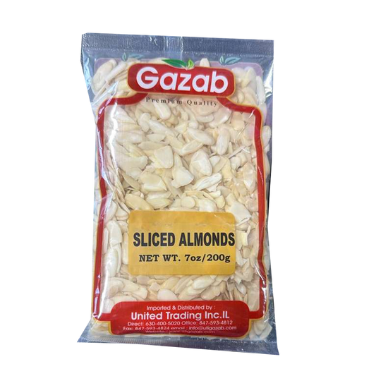 Gazab Sliced Almonds 200g