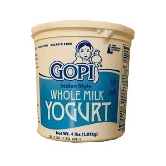 Gopi Whole Milk Yogurt 4lbs