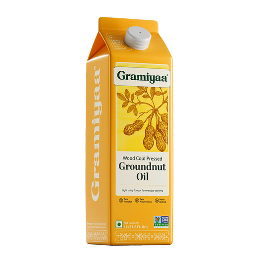 Gramiyaa Cold Press Groundnut oil 1l