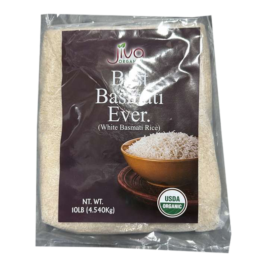 Jiva Organic Basmati Rice 10lb