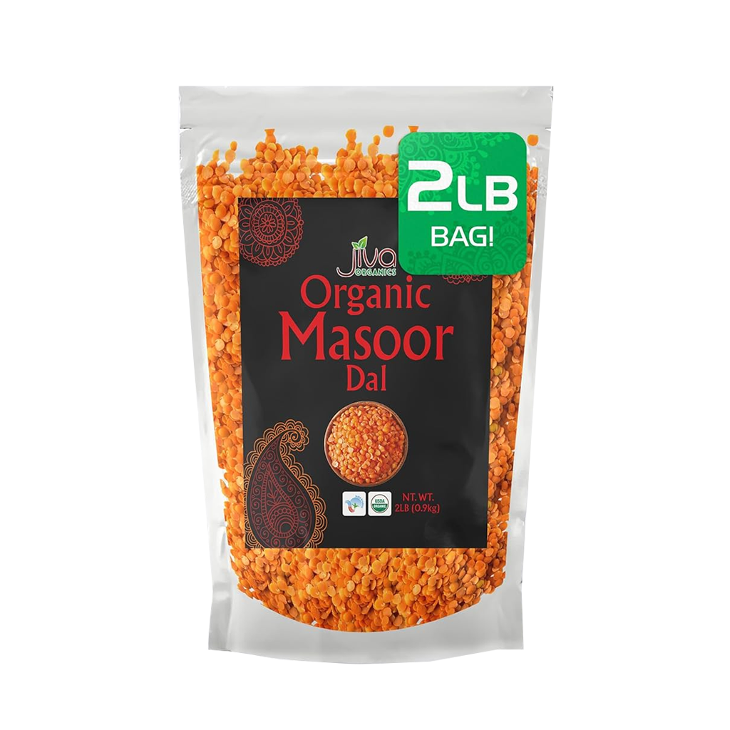 Jiva Organic Masoor Dal 2lbs