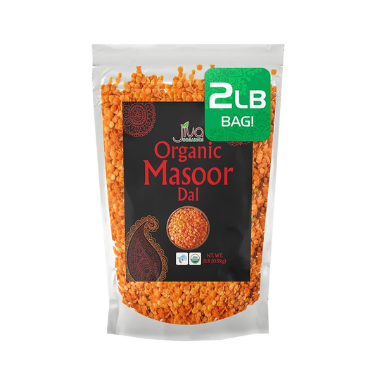 Jiva Organic Masoor Dal 2lbs