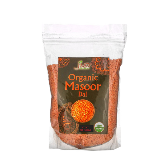 Jiva Organic Masoor Dal 4lb