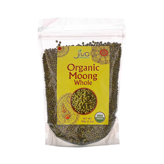 Jiva Organic Moong Whole 2lb