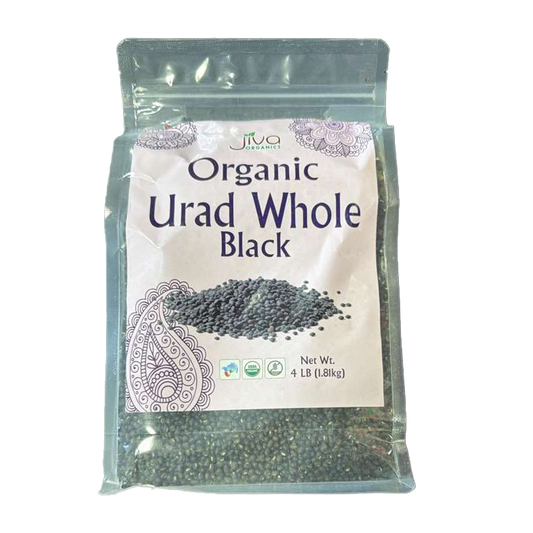 Jiva Organic Urad whole black 4lb