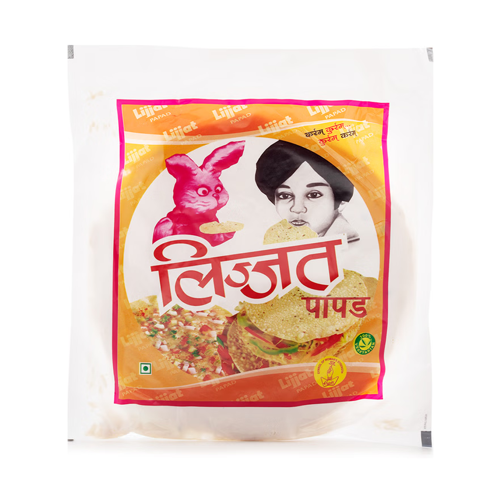Lijjat Garlic Papad 7oz