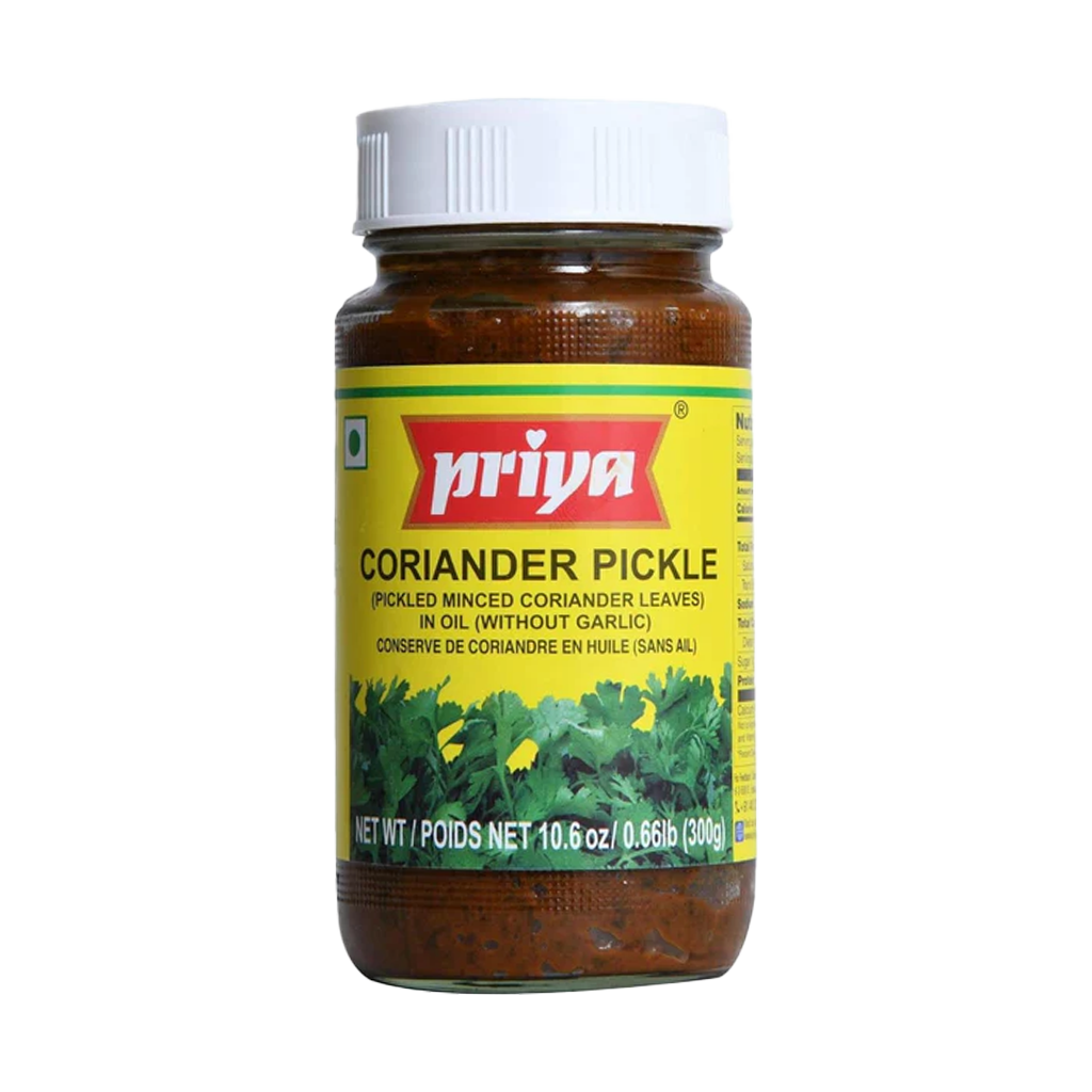 Priya Coriander Pickle with Garlic 300g