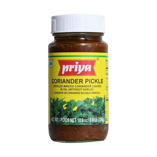 Priya Coriander Pickle with Garlic 300g