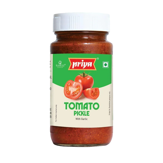 Priya Tomato Pickle with Garlic 300gm