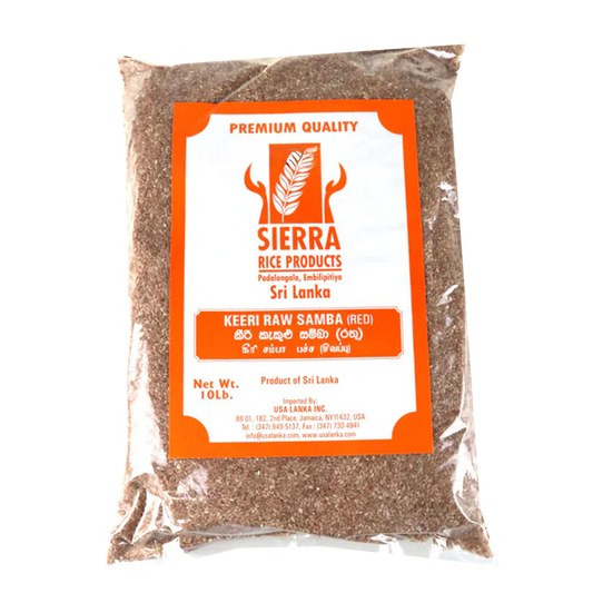 Sierra Keeri Samba Red Raw Rice 10lb