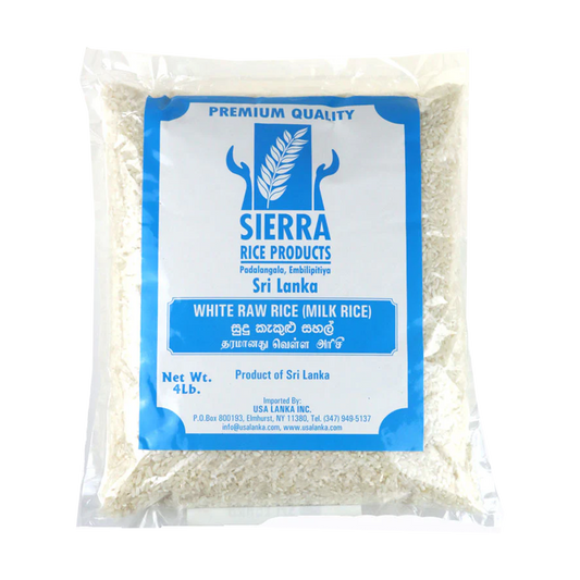 Sierra White Raw Rice 4lbs