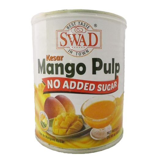 Swad Kesar Mango Pulp  No Added Sugar 850g
