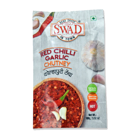 Swad Red Chilli Garlic Chutney 100g