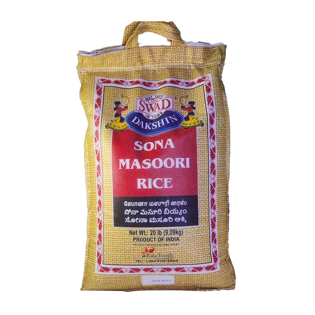 Swad Sona Masoori Rice 20lb