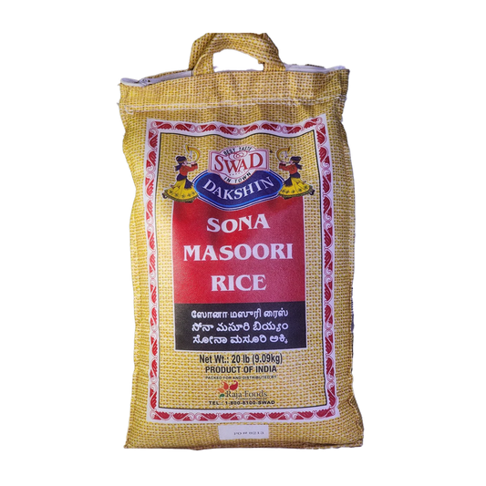 Swad Sona Masoori Rice 20lb