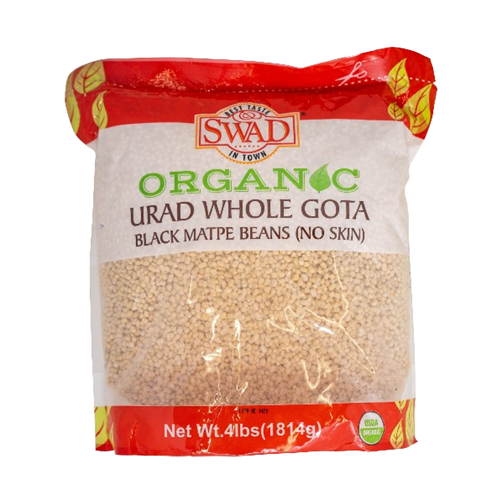 Swar Organic Urad Whole Gota 4Lb