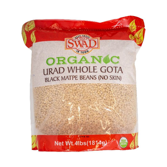 Swar Organic Urad Whole Gota 4Lb