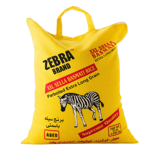 Zebra XXL Sella Basmati 10lb